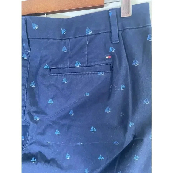 Tommy Hilfiger Blue Sailboat Print Pants - Size 10 EUC! 0303 - Picture 6 of 13
